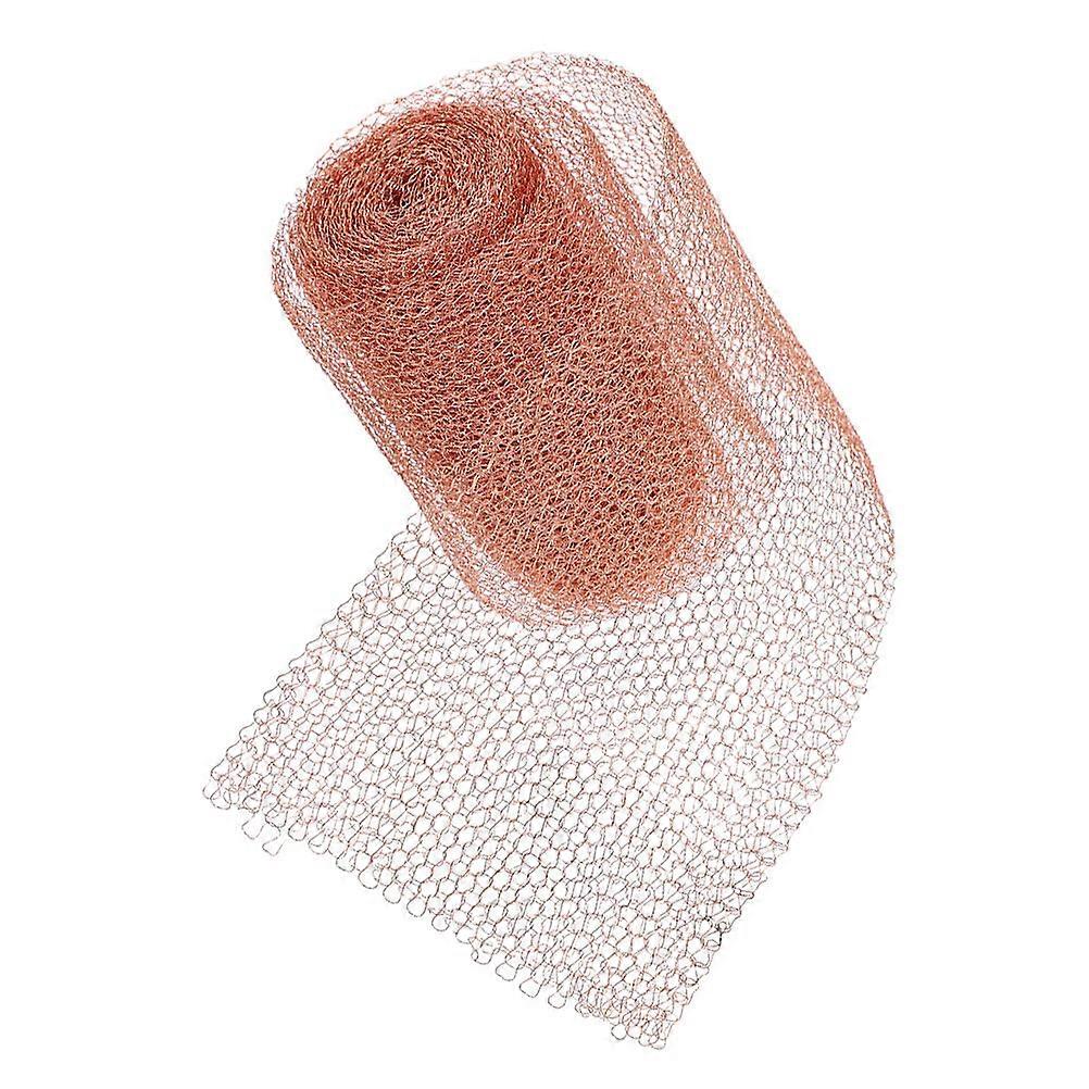 Copper Mesh for Slugs and Snails Protection Light Brown Knitted Construction Practical Home Use 1 Roll
