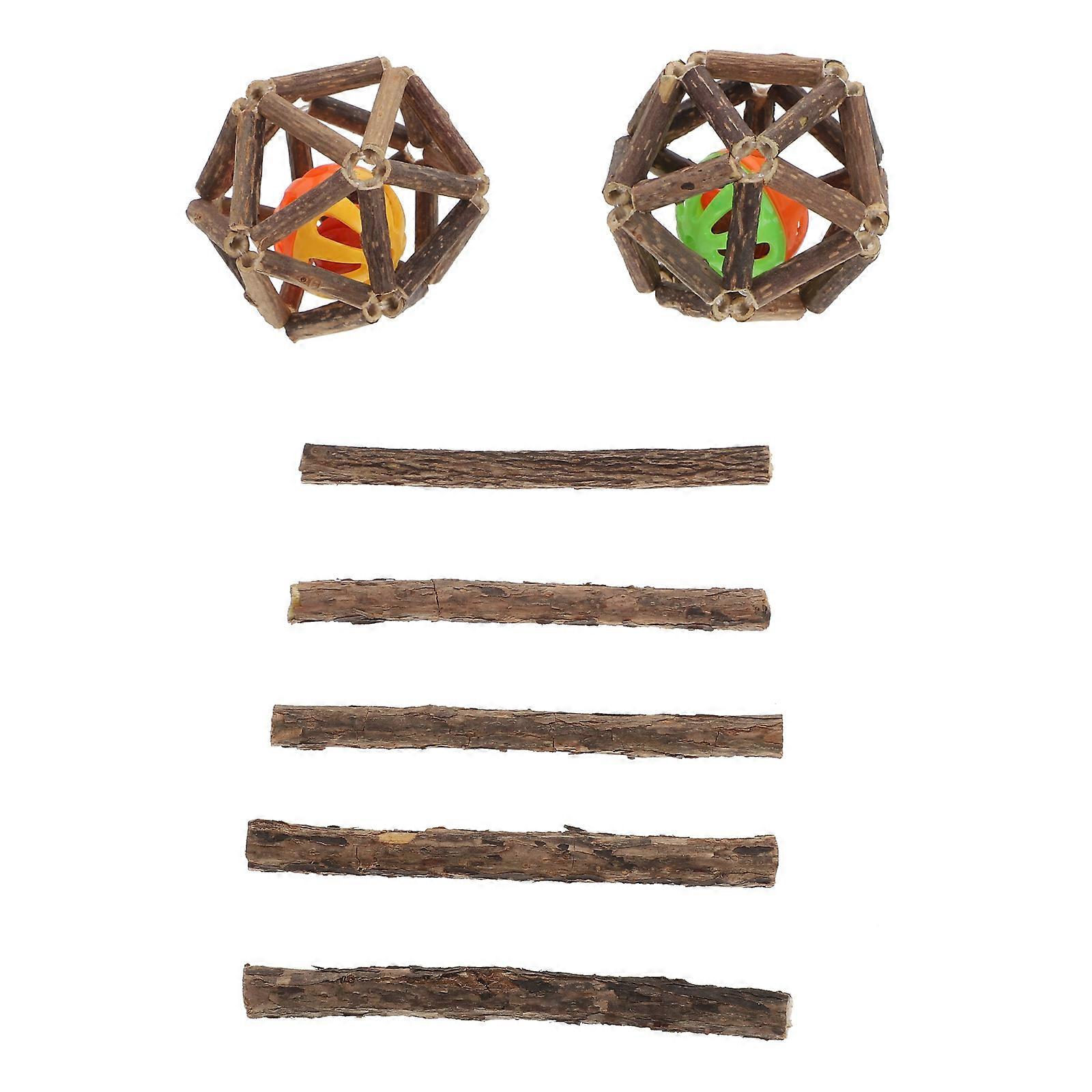 7pcs Cat Chew Toys for Kittens Teething Molar Sticks, Teeth Cleaning with Catnip for Interactive Fun