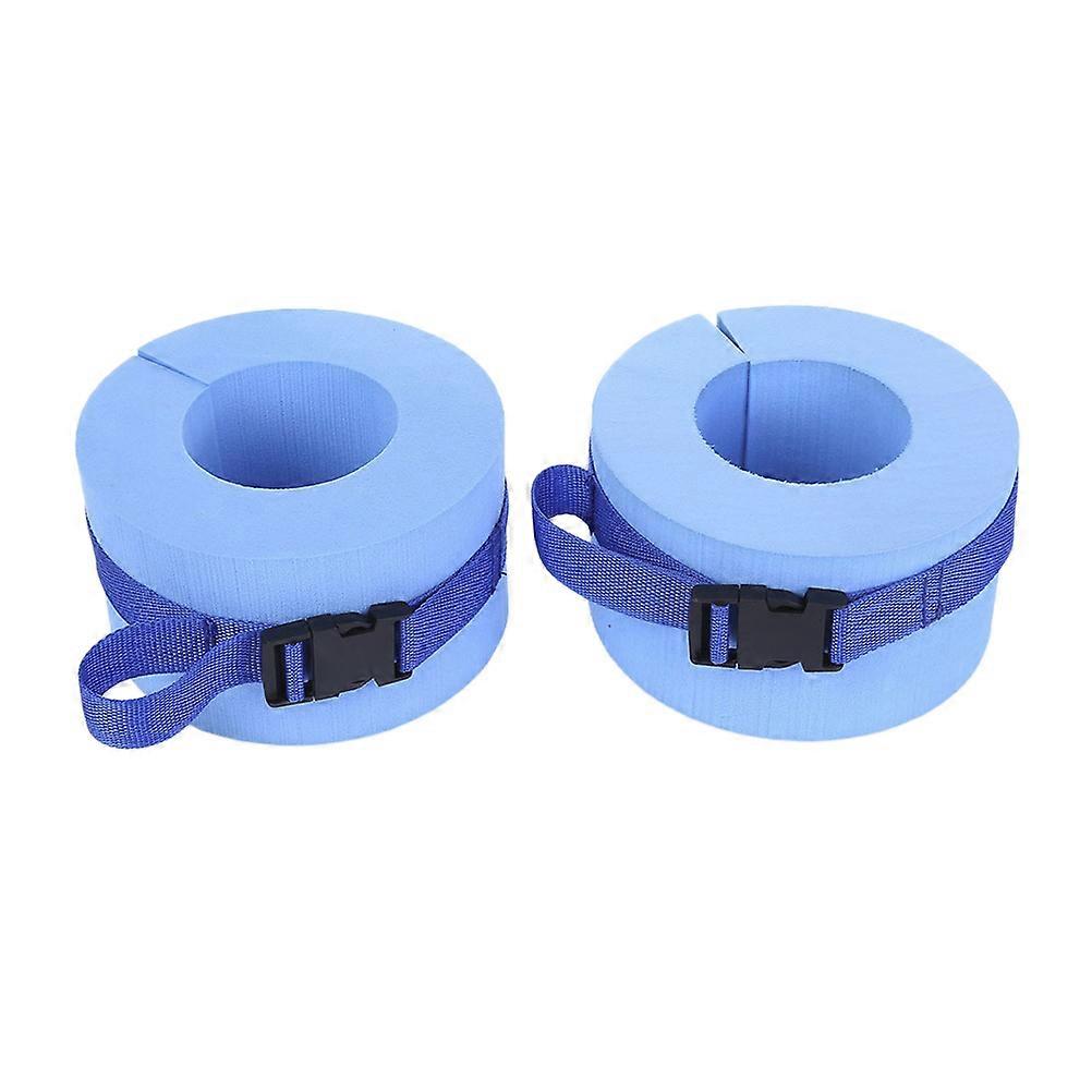 Water Swim Arm Band Aquatic Cuffs Floatation Hydrotherapy Fitness Round Shape With Quick Release Buckle 1 Pair