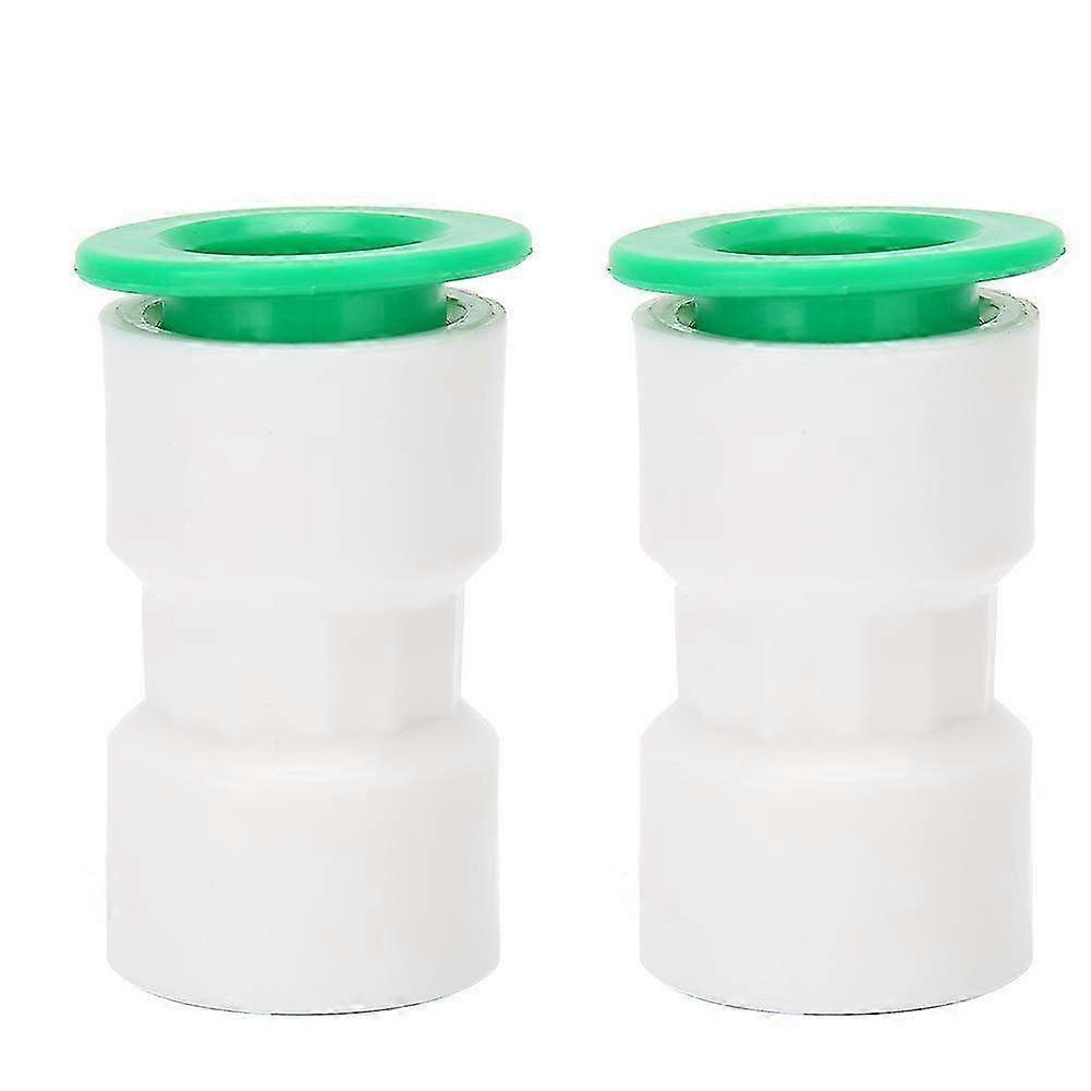 2-Piece PPR Water Pipe Quick Connect Connectors - Female Threaded G1/2 Plumbing Pipe Fittings for Easy Installation