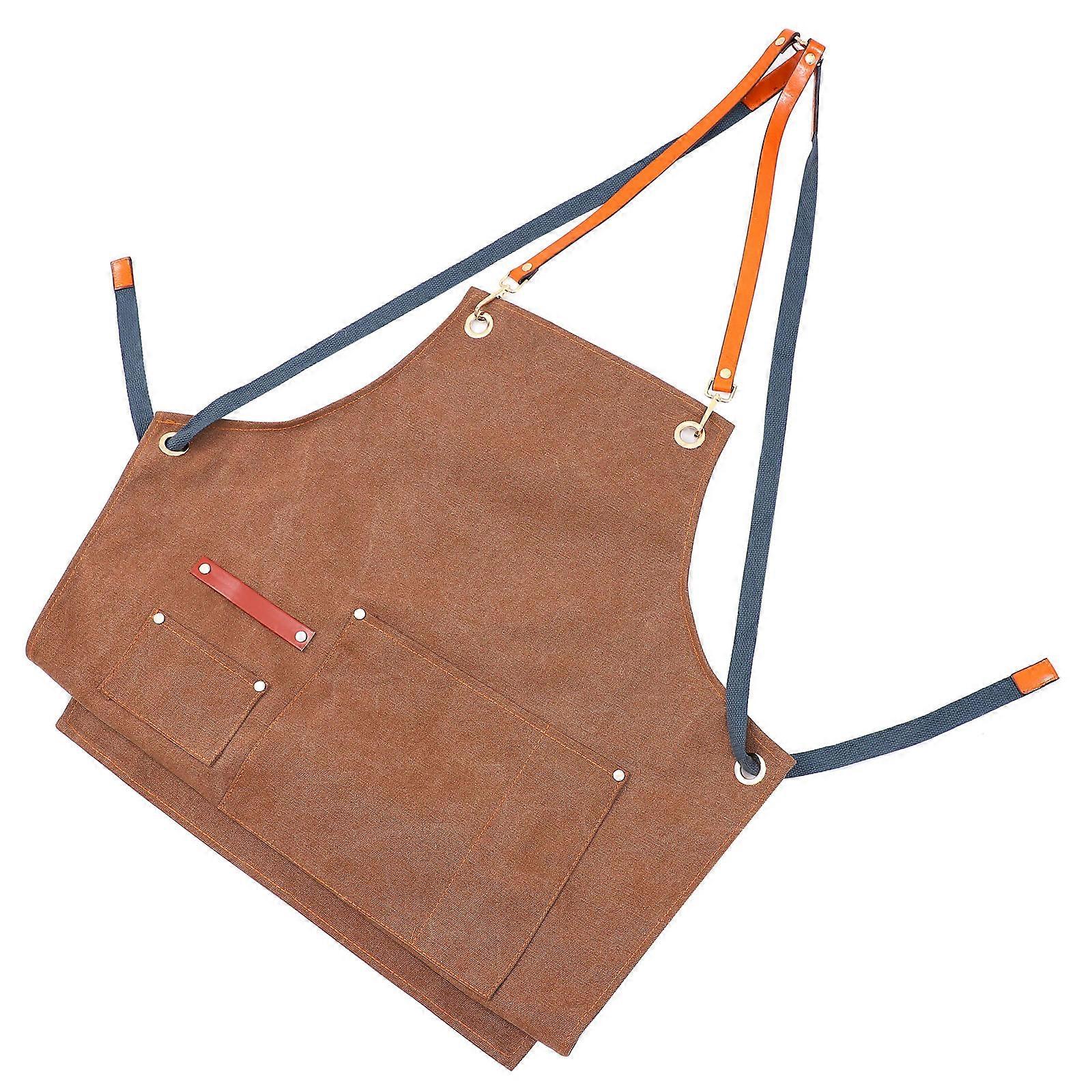 Fashionable Denim Apron For Barber Smock Pet Gear Protective 1Pack