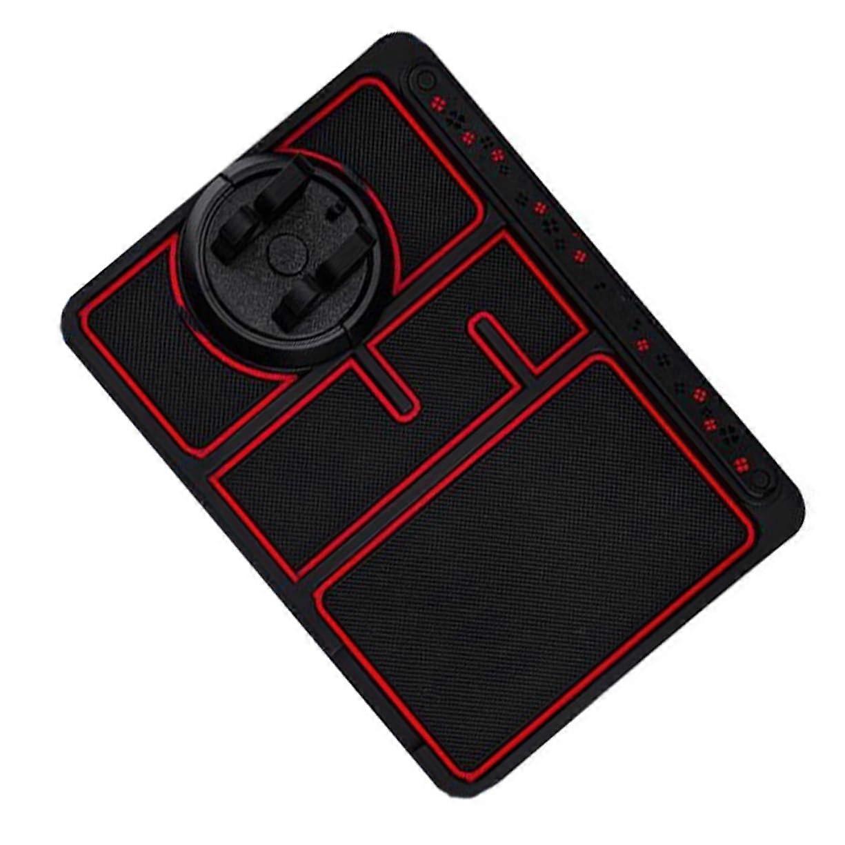 1Satz Vehicle Phone Holder Non-Slip Mat for Secure Driving, Durable High-Quality Material, Compatible with Smartphones and Small Items