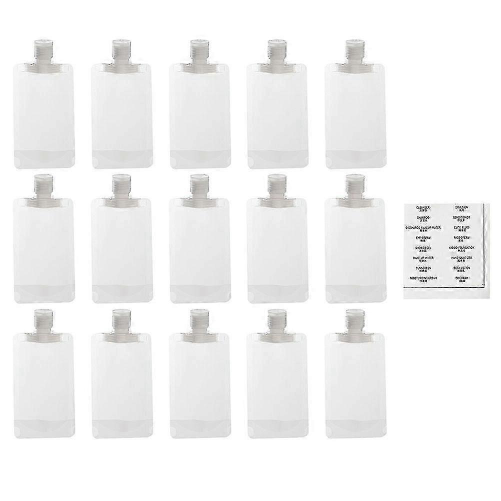 Lotion Dispensing Bags Cosmetics Bag 100ml Travel Sub-Packing Activités de plein air 16Set