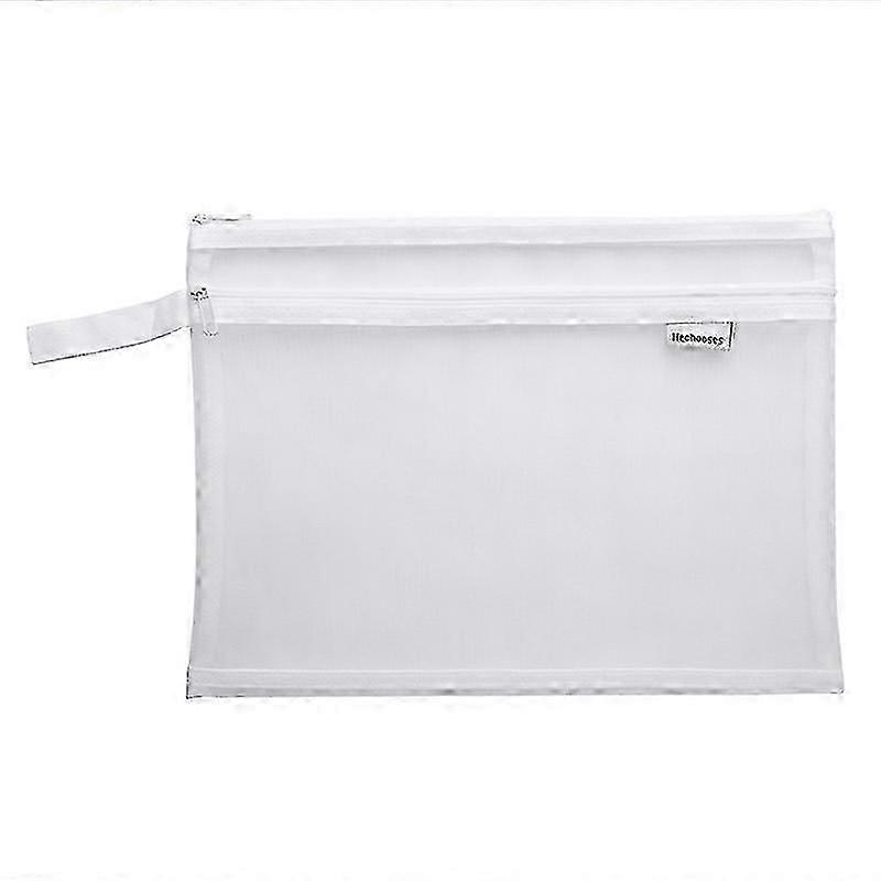 A4 File Bag Nylon Document Stationery Zipper Storage Pouch Suitable for Various Brands