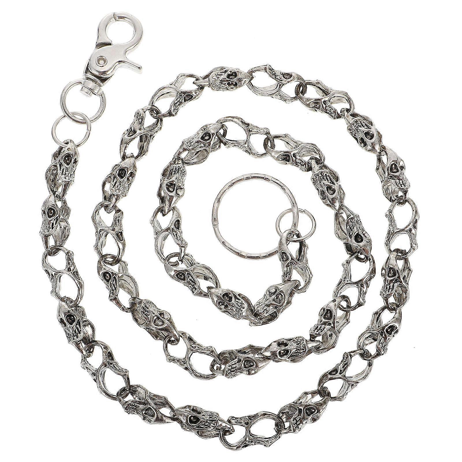 Durable Punk Trouser Chain Crafted From Metal For Decoration Of Jeans And Pants Ideal For Men And Women Or Dates In 1Pcs