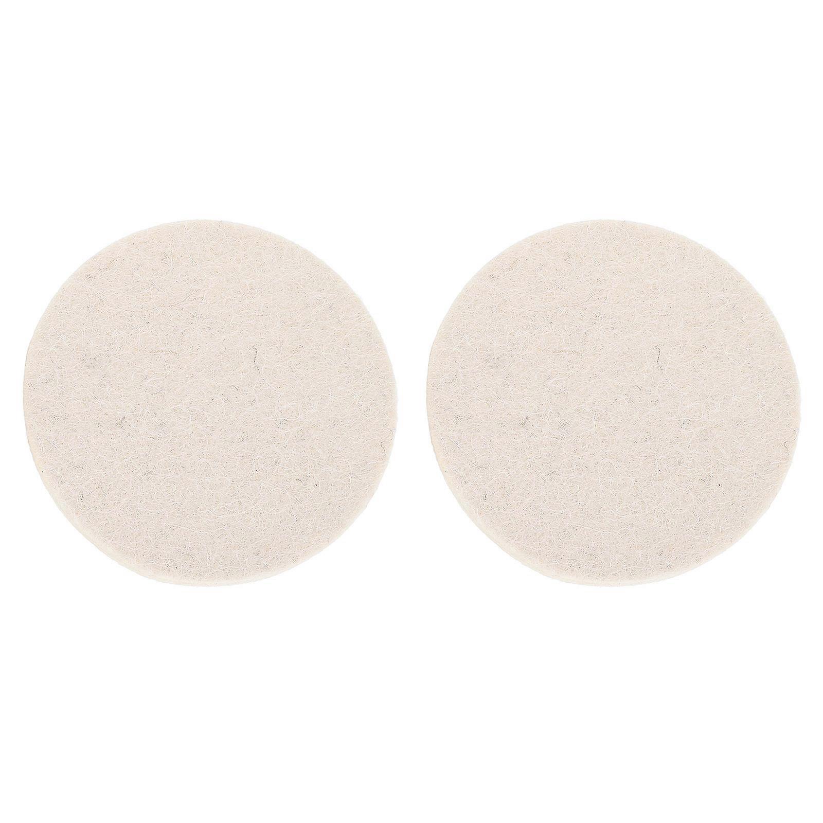 Grinding Wheel Polishing Pad 2Pcs Ergonomic Design Beige Round For Jewelry Polishing With Technology