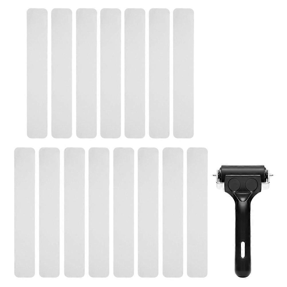 Durable Non-Slip Tape 15Pcs Suitable For Bathtub And Shower Areas In Rectangular Design With Optimal Adhesive Strength
