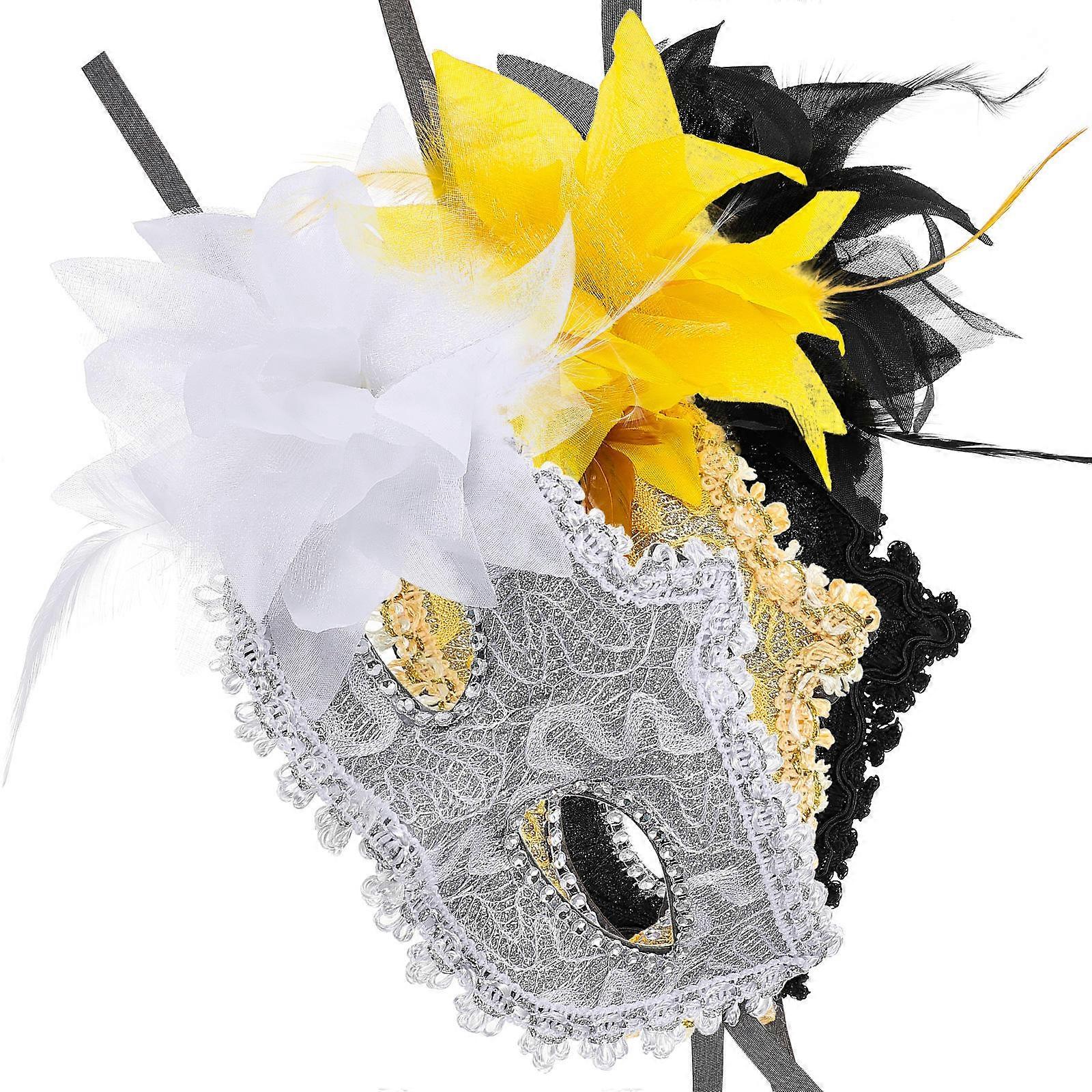 Mysterious Mask Party Props For Halloween Parties Night Club Events And Bridal Showers In Assorted Color For 3Pcs