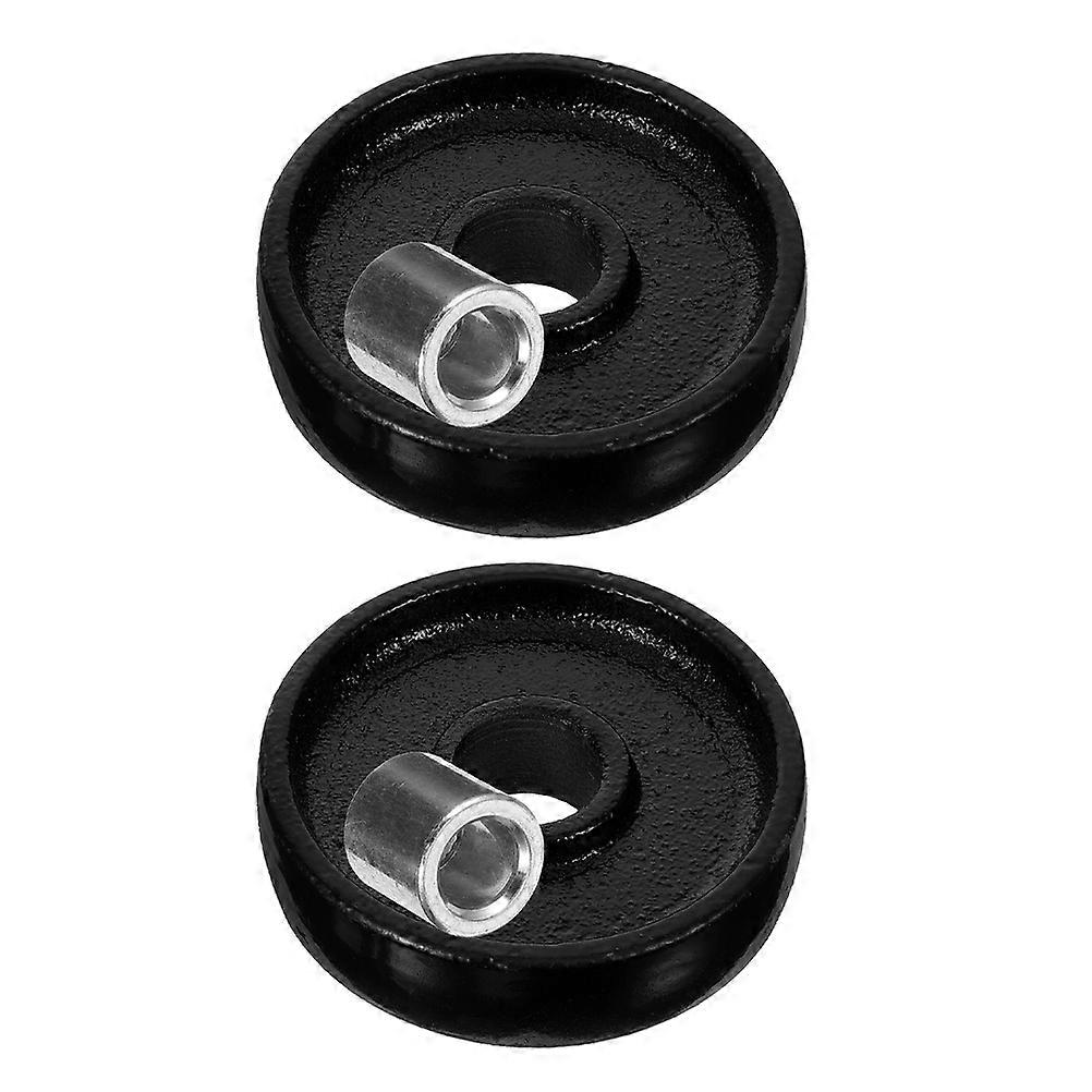 2pcs Hydraulic Jack Replacement Wheels Trailer Roller Wheels for Durable Construction, Stability, Flexibility, and Easy Installation