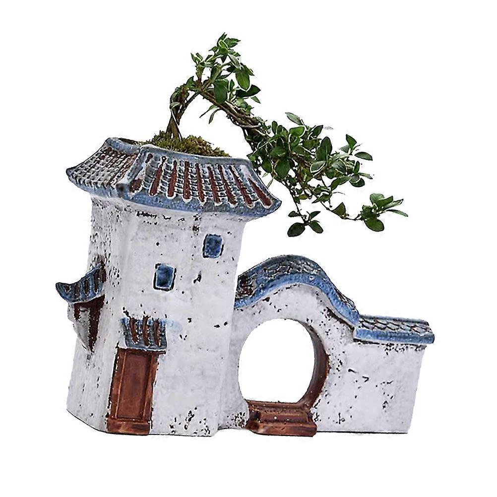 Functional Ceramic Vase for Artificial Plants Bringing Nature Indoors