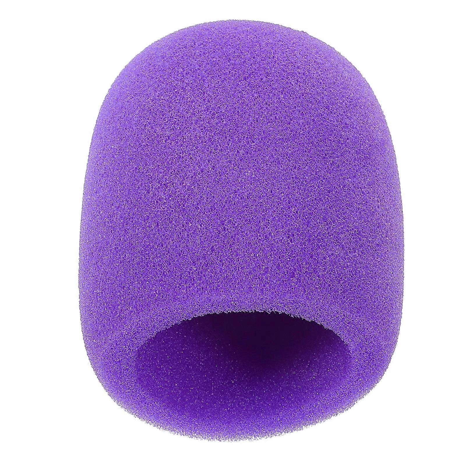 Violet Round Microphone Windscreen Guard Designed For KTV Broadcasting And Recording Users Of Standard Microphones 1Pcs
