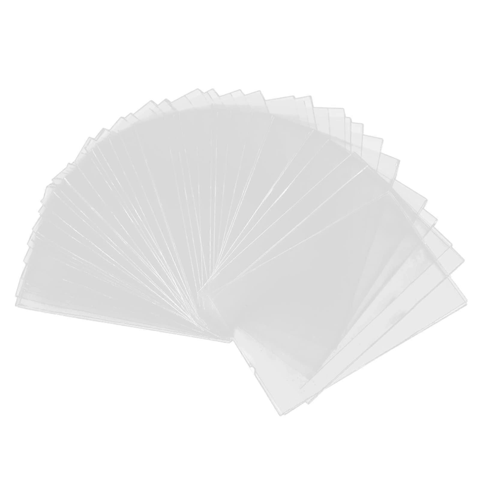 100 Pieces Card Protector Sleeves Loader Card Collection Holders Tarot Card Sleeves PP Collectible Card Sleeves