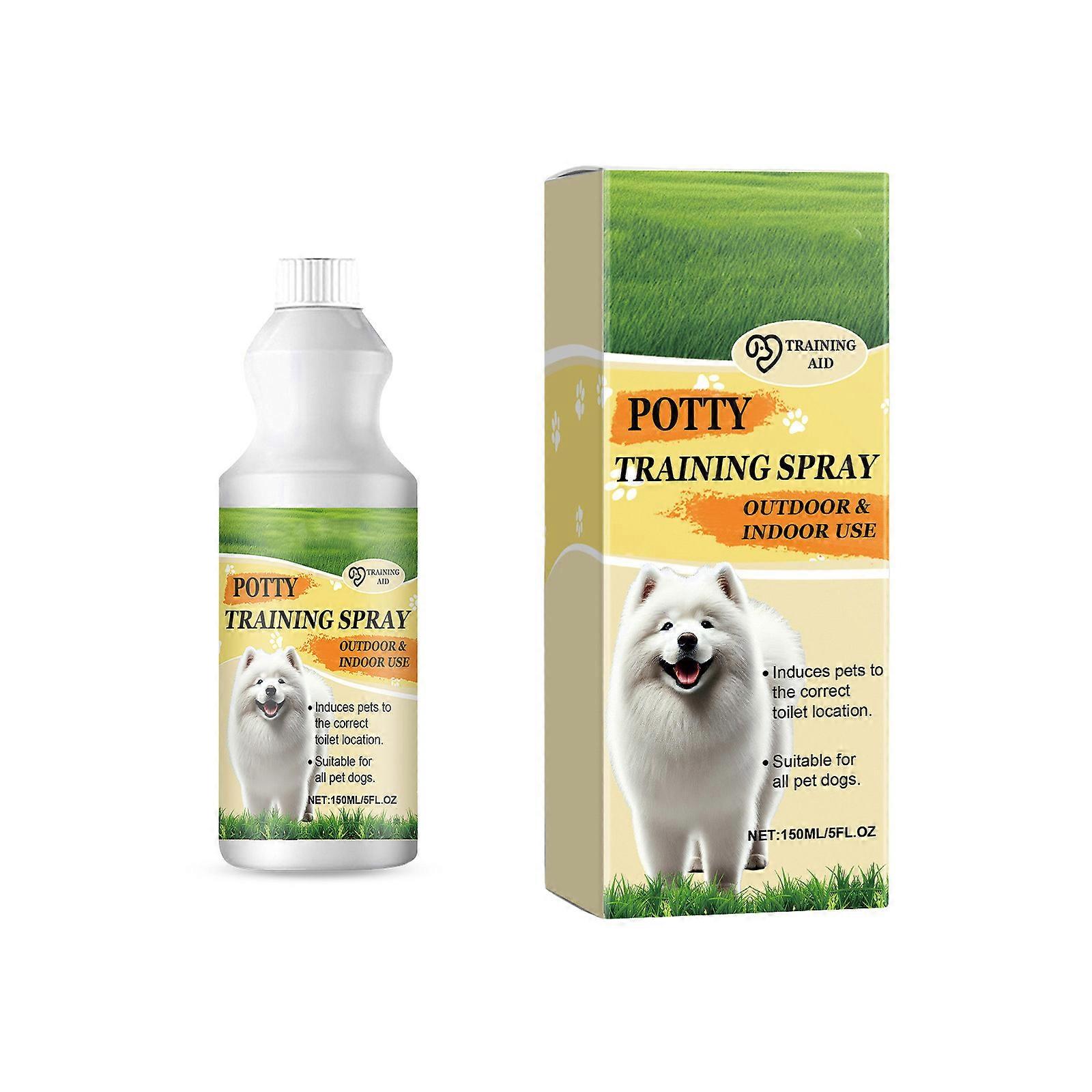 Pet Training Sprays For Daily Use 150ml Defecation Inducer Positioning For Beginner And Experienced Owner Pet Training Multicolor