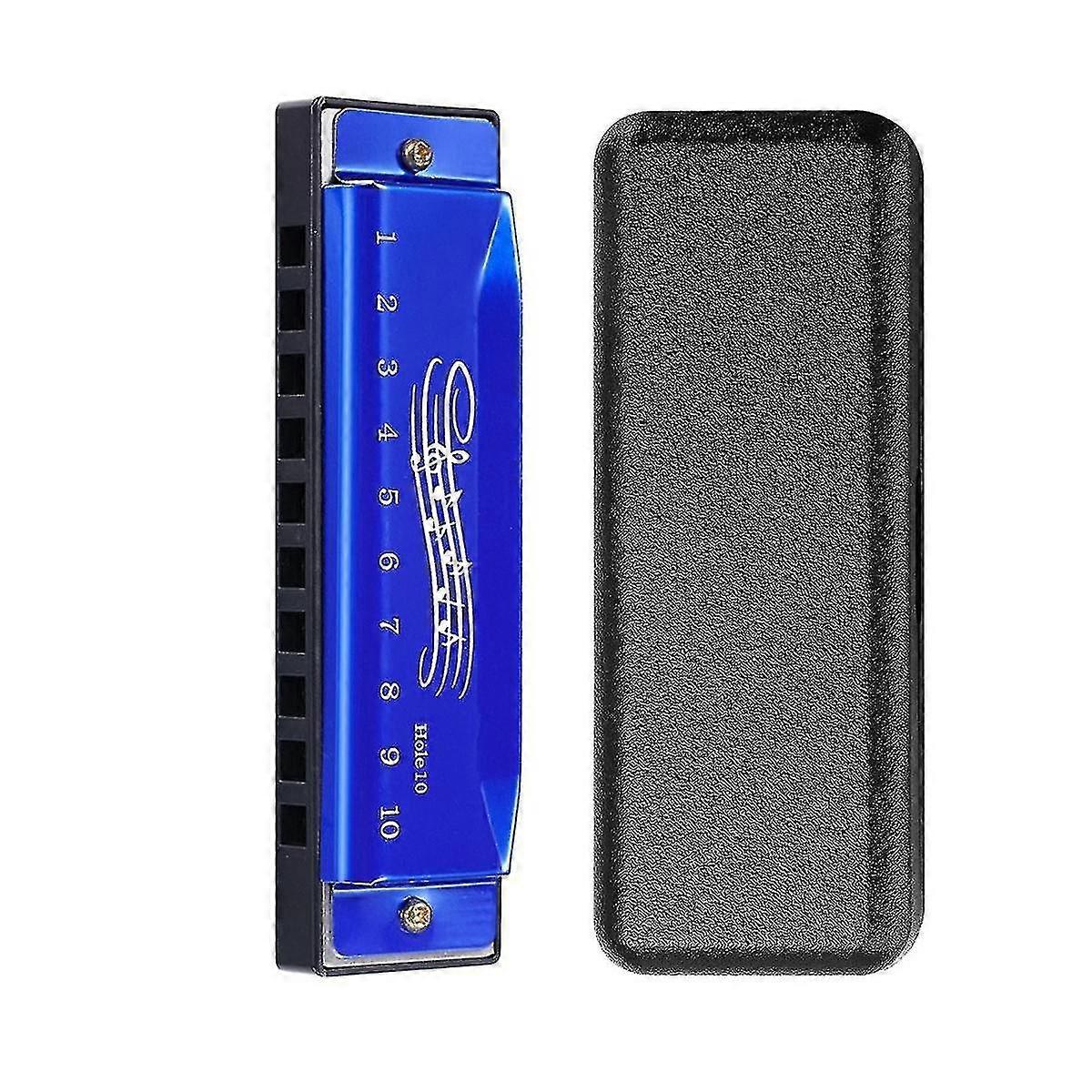 2025 10 Holes Key Of C S Harmonica Musical Instrument Educatal Toy With Case 's Music Enl