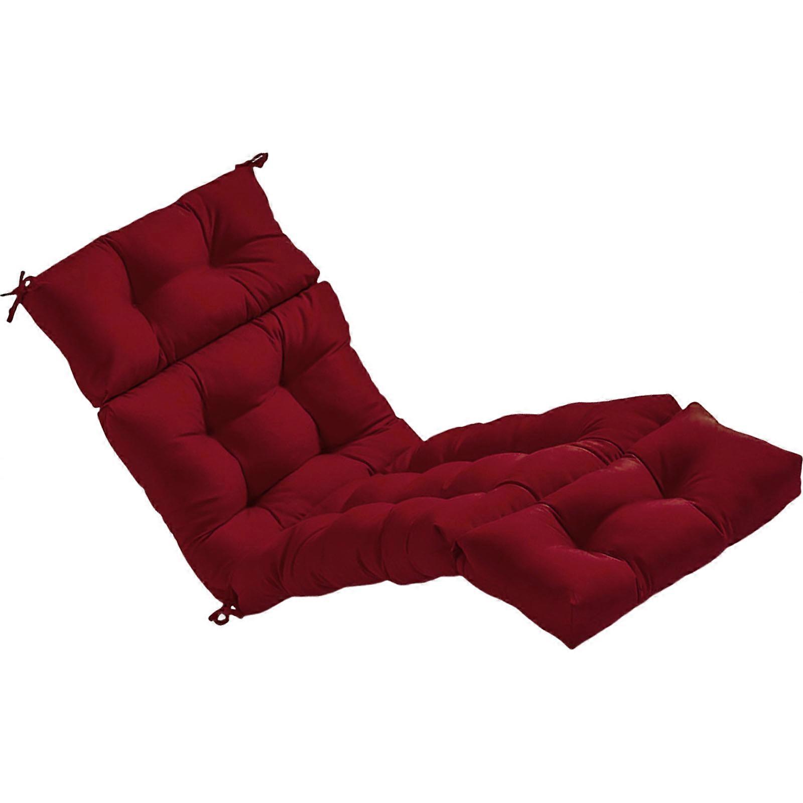 全天候型ポリエステル長椅子パッド速乾性技術春夏屋外用家具クッションブルゴーニュ