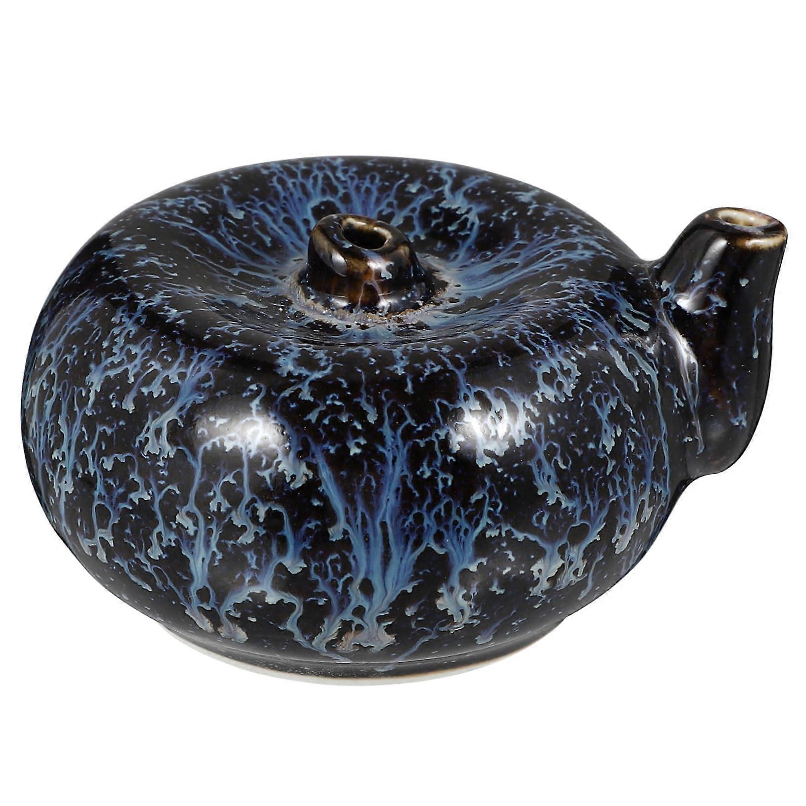 Ceramic Water Dropper, Ergonomic Design for Precise Drops, Chinese Painting and Calligraphy Tool, 8x6.5x3.5 cm