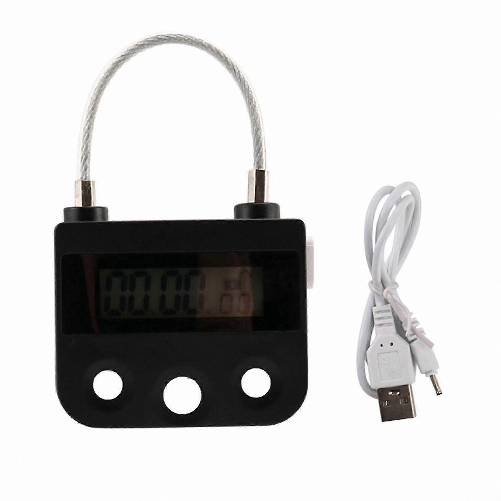 Electronic Timer Lock for Home Use, Temporary Time Lock with Countdown Feature