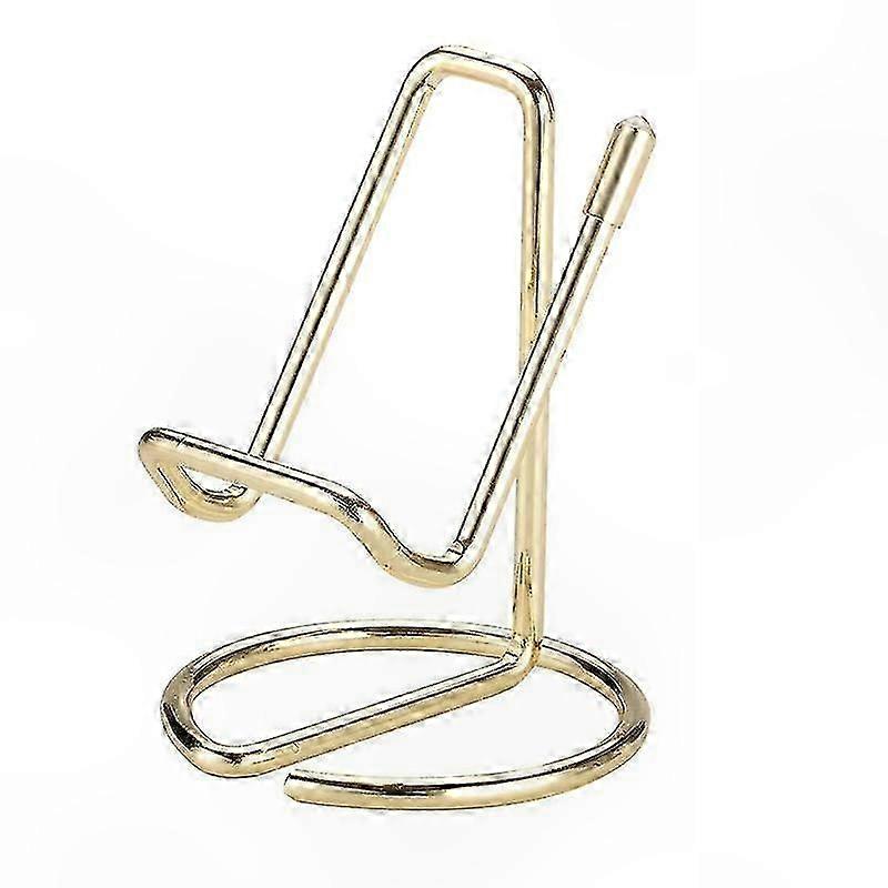Metal Desk Card Display Stand for Office Name Cards Holder