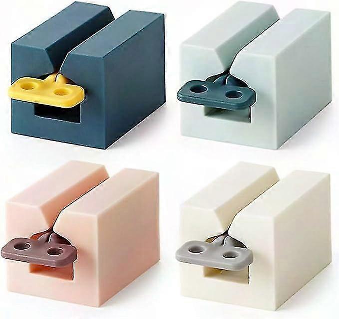 4 Toothpaste Squeezers, Toothpaste Dispenser, Toothpaste Tube Holder for Toothpaste, Mustard, Ketchup, Cream