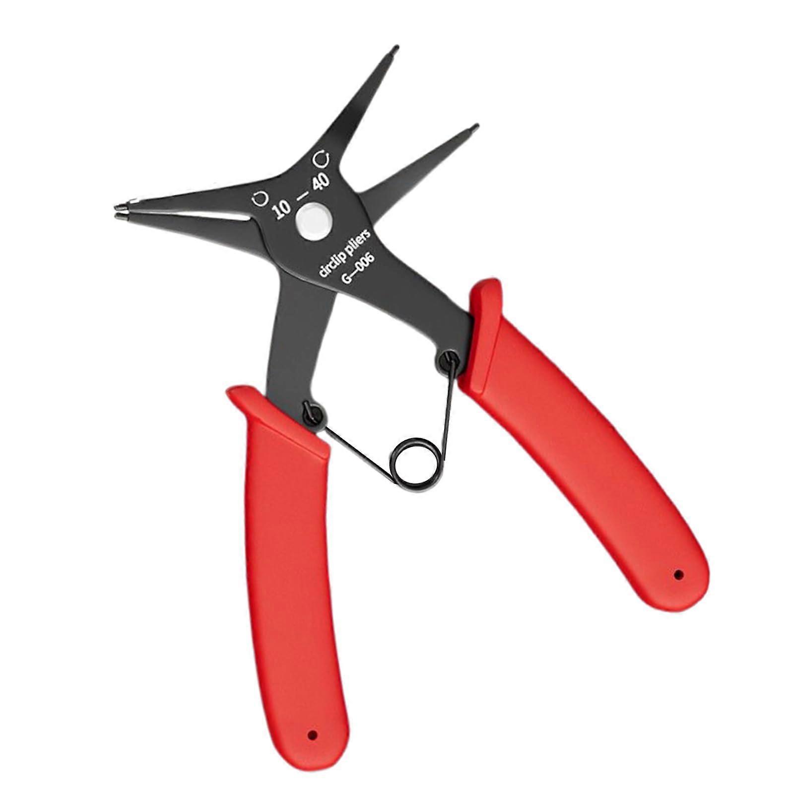 Circlip Pliers 2 In 1 Carbon Steel Hand Tool Wide Opening Snap Ring Removal Retaining Tool for Maintenance and Repair