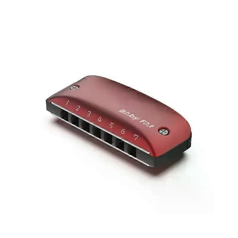Mini harmonica blues 7 trous BabyFat : un beau cadeau avec longe gratuite, instrument facile à jouer (la : Bb, G, F, D, C)