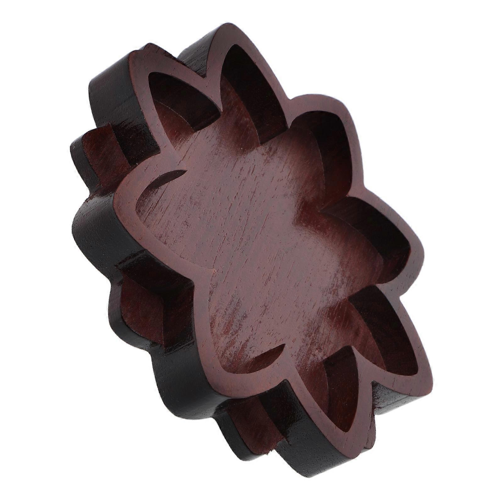 Shaped Wooden Tray for Home Use Jewelry Display and Storage Practical Craft Decor