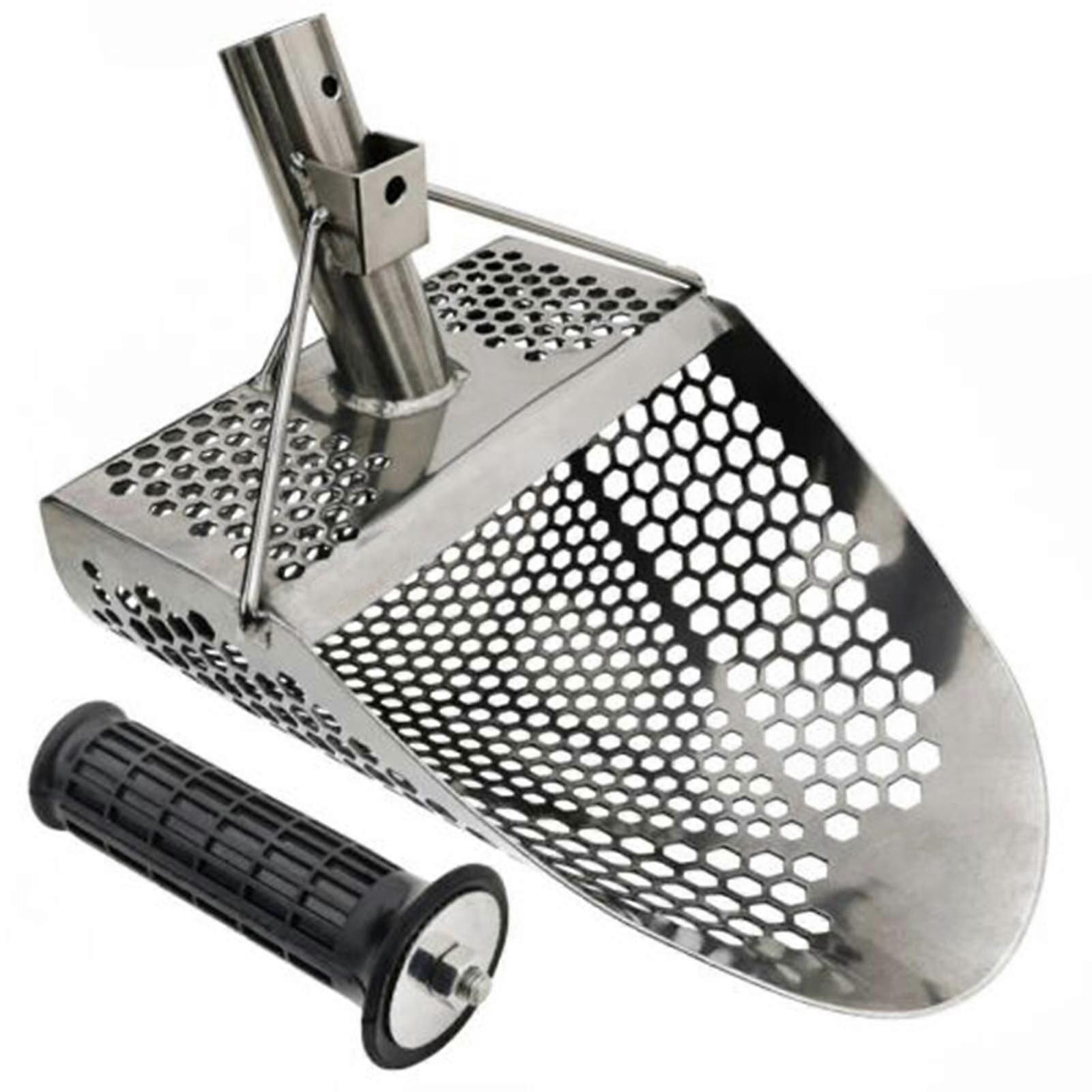 Stainless Steel Beach Sand Scoop Metal Detector Hunting Tool