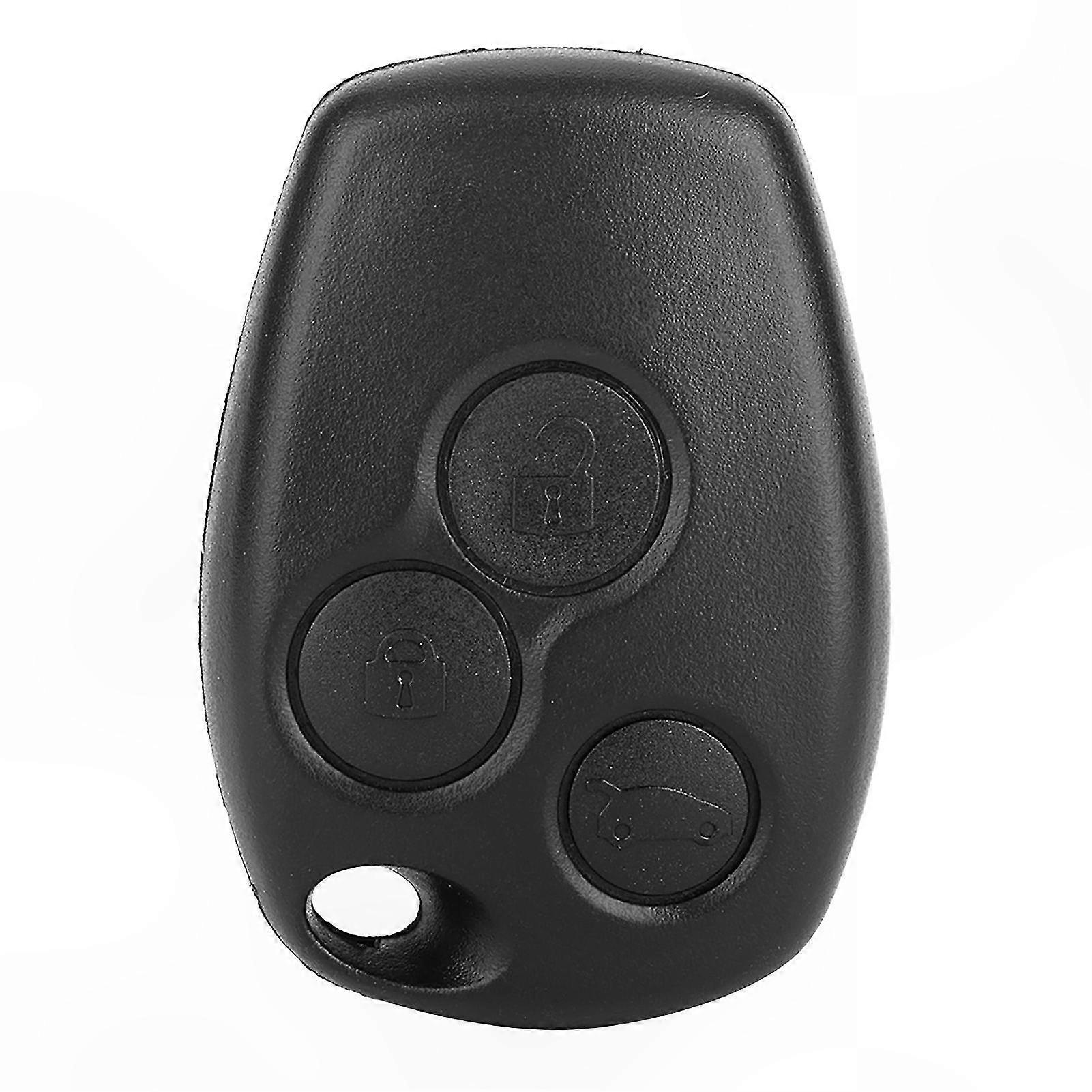 3-Button Remote Key Fob Shell for Renault Vehicles
