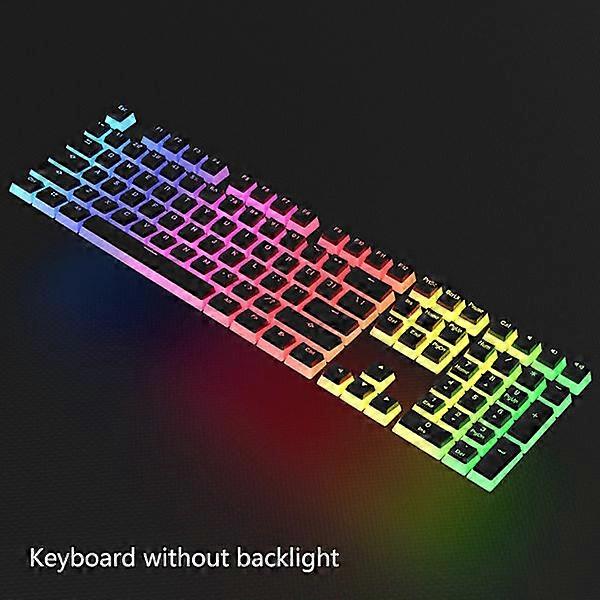 104 Keys Pudding Keycap OEM Profile Personality Double Shot PBT Backlight Keycap