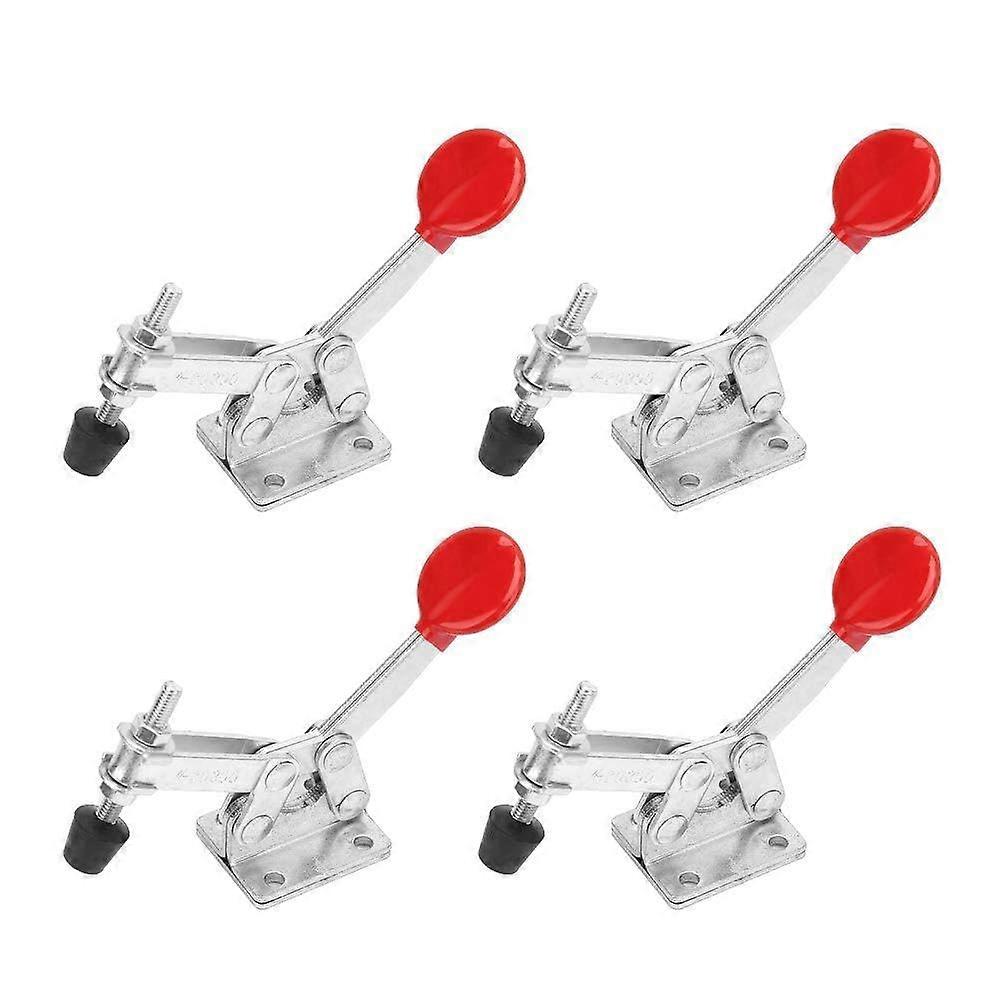 Vertical Quick Release Toggle Clamp 4pcs Set 35Kg 77Lbs Capacity for Sheet Metal Circuit Boards Welding Electronic Assembly