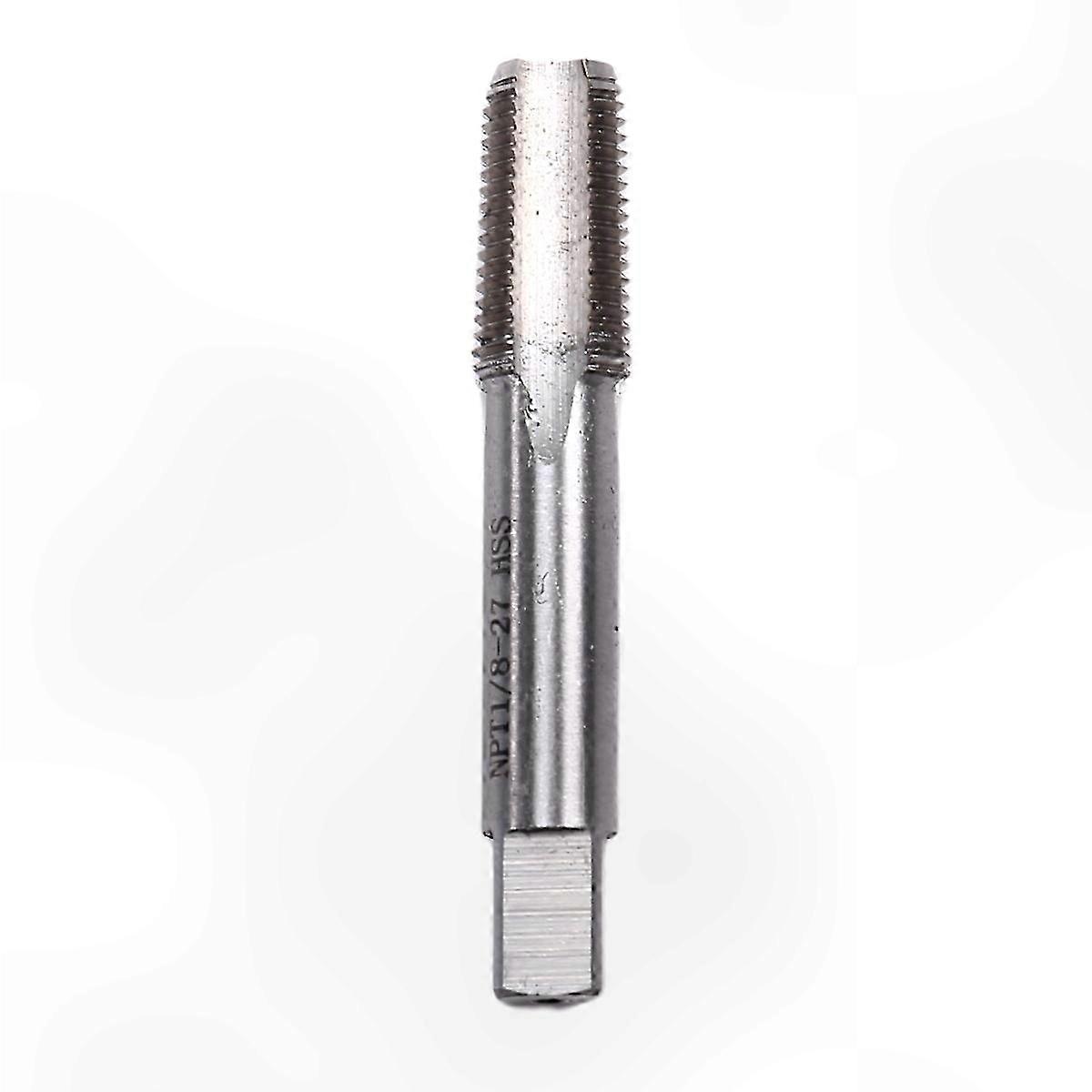 Tapered Pipe Tap for Plumbing Repair and Maintenance Tasks, 27 NPT Thread Size