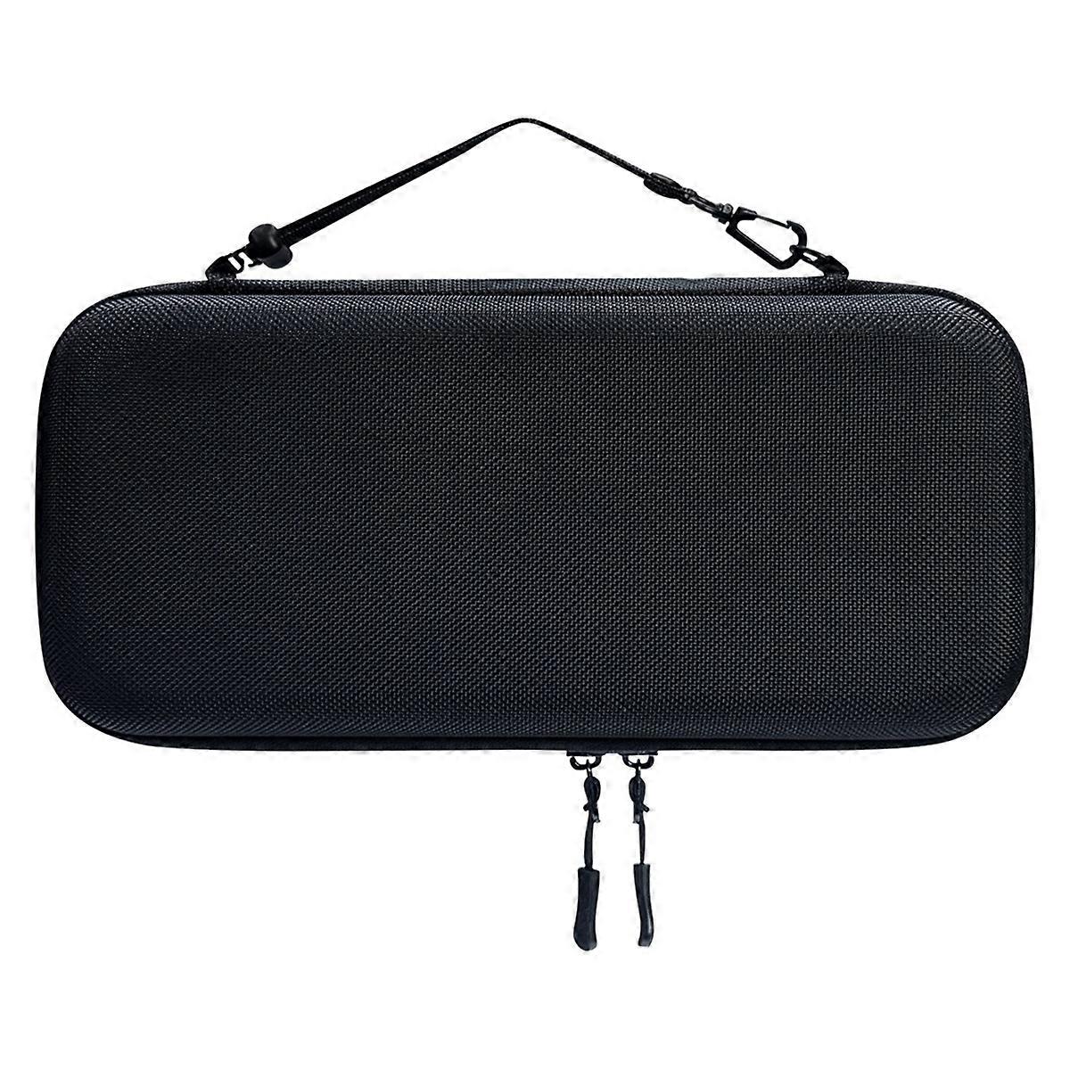 Travel Carrying Case for Switch 2 Host Protective Portable Hard Shell Case with Dual Zipper Ergonomic Handle Black