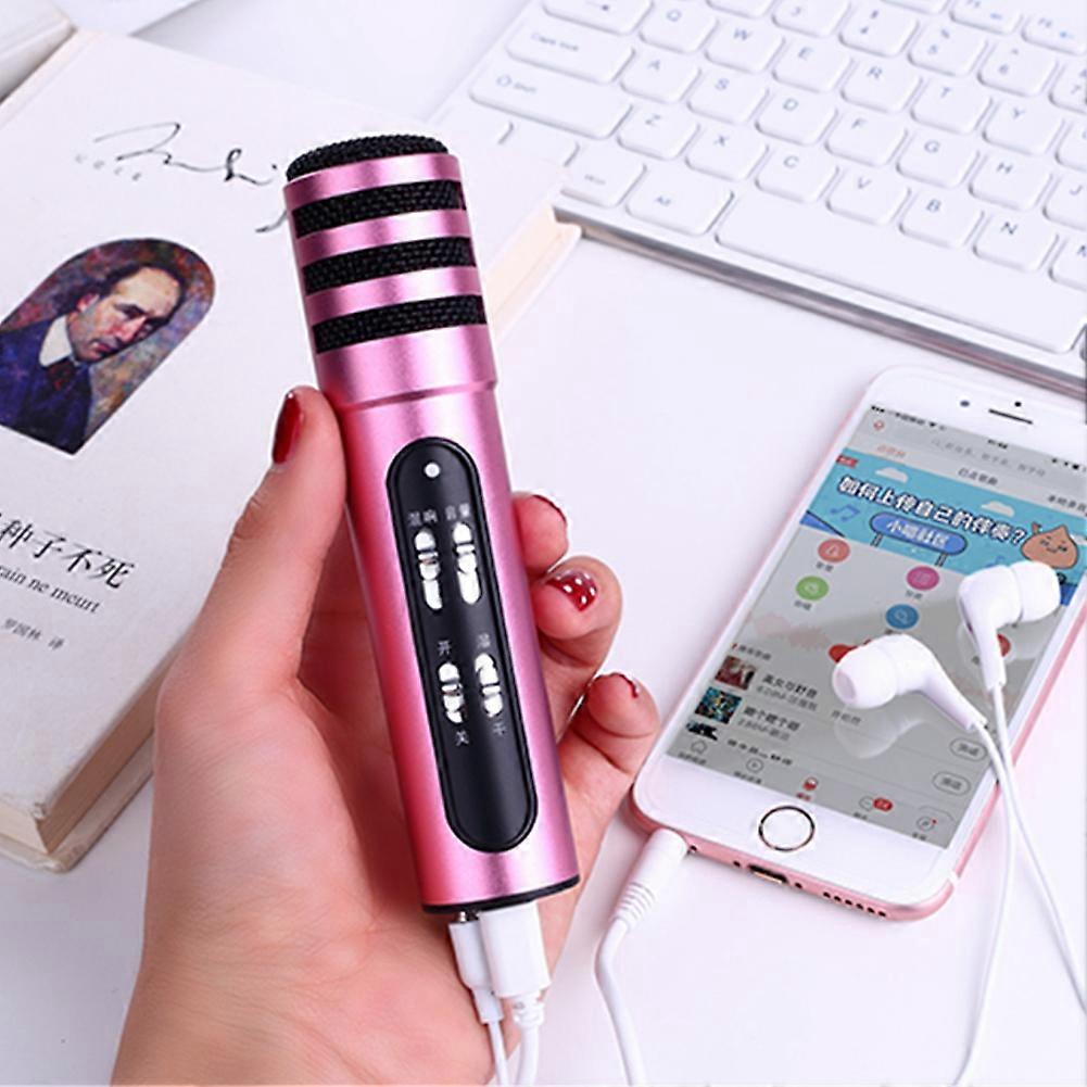 Condenser Multimedia Mic E20 138x30mm Cherry Red for Phone PC