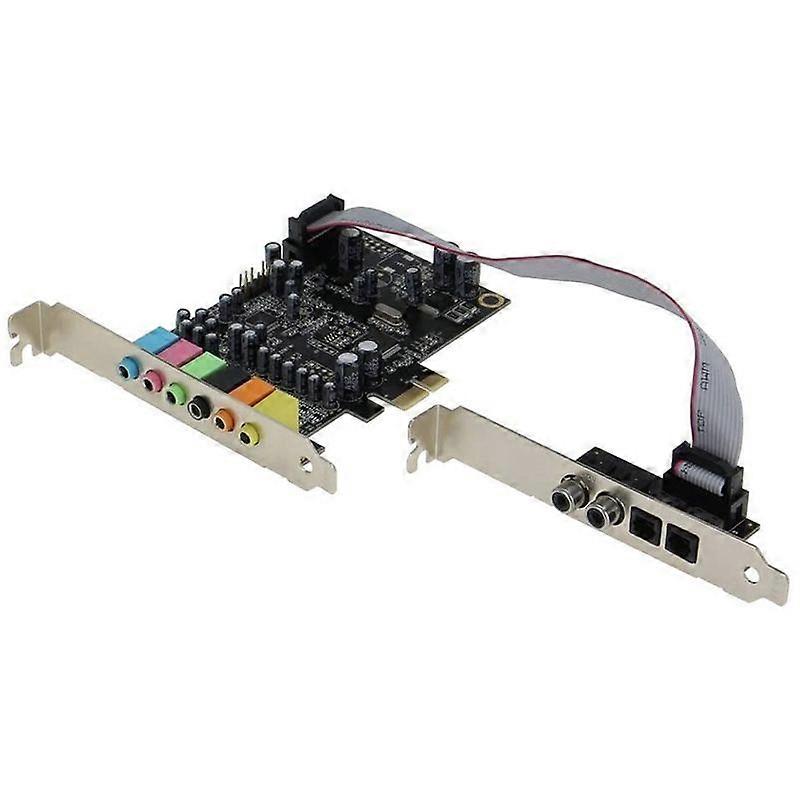 PCIe 7.1 Channel Sound Card CM8828 + CM9882A with SPDIF Bracket PCIe 7.1CH Analog Digital 3D Stereo