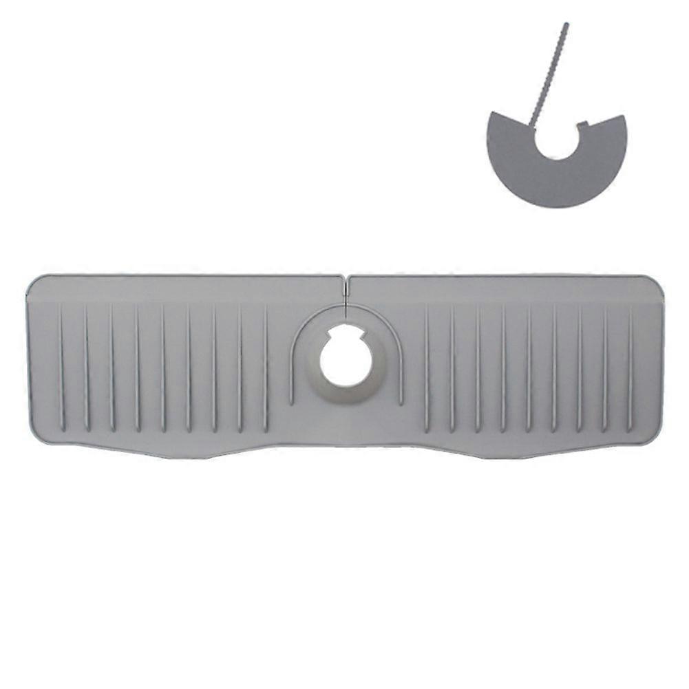 Droppuppsamlare för kran i silikon, stänkskydd för diskho, avrinningsmatta i silikon, diskhomatta