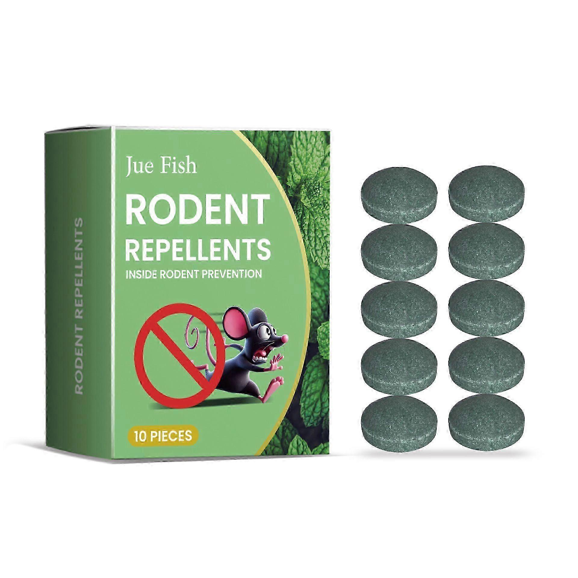 10Pcs Rodent Mouse Repellent, Peppermint Oil to Repel Mice and Rats, Mice Repellent Indoor & OutdoorNatural Deterrent for Kitchen, Warehouse, Car, Ind