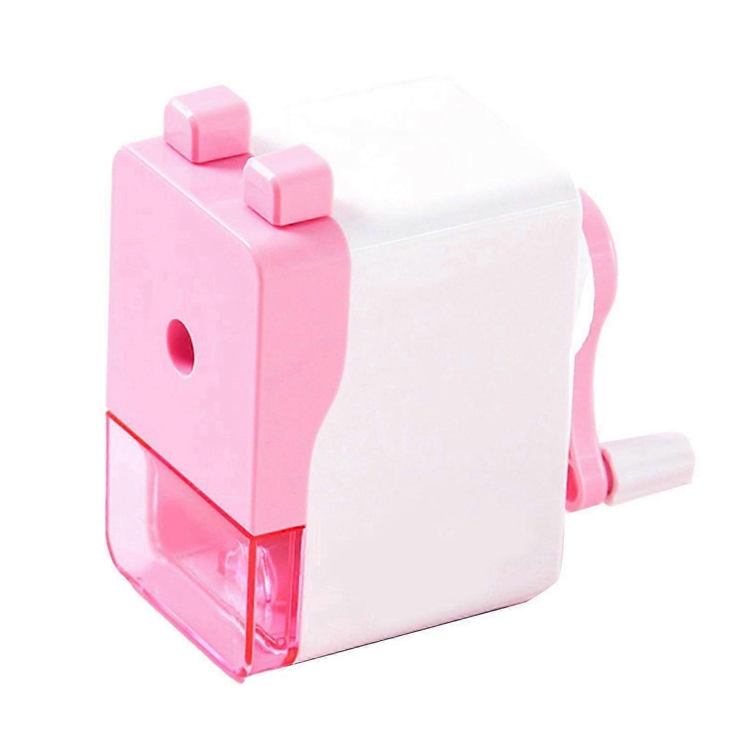 2025 Latest Model Hand Crank Pencil Sharpener Cute Cartoon Shape Effort