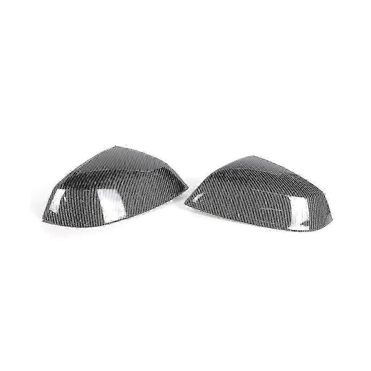 Carbon Fiber Pattern Car Side Door Mirror Cover Trim for Q5 Q5l Models 2016-2023