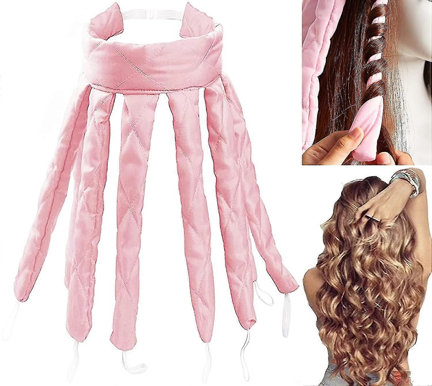 Heatless Octopus Hair Curlers Headband, Overnight Curlers Without Heat