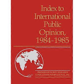 Indeks over internasjonal offentlig mening 1984–1985 – Lsi – Innbundet – en bok