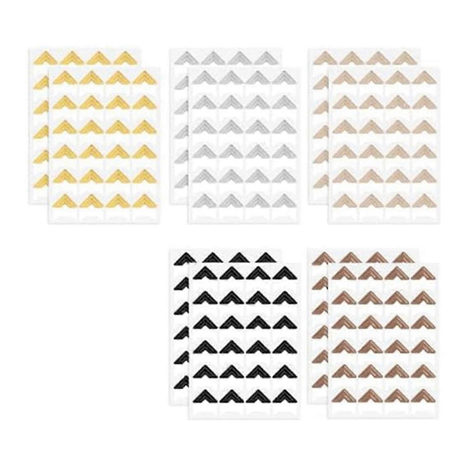 240Pcs Photo Corners for Scrapbooking, Corner Stickers, Multicolor