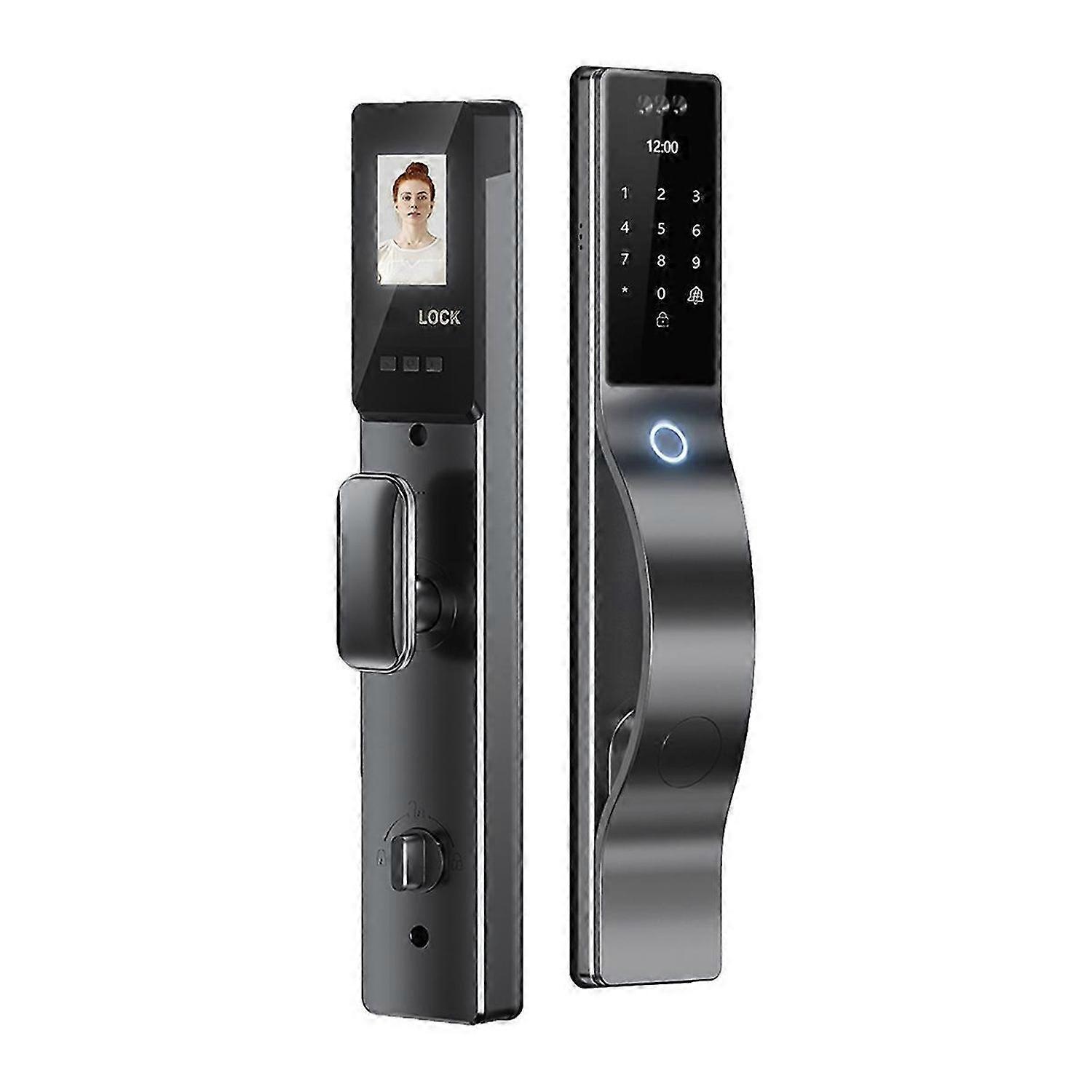 Smart Locks 3D Recognition Lock Fingerprint Magnetic Card Password Fully Automatic Electronic Lock w