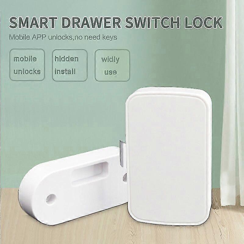 Tuya APP Bluetooth Remote Control Cabinet Drawer Lock Smart Home Invisible Keyless Electrics