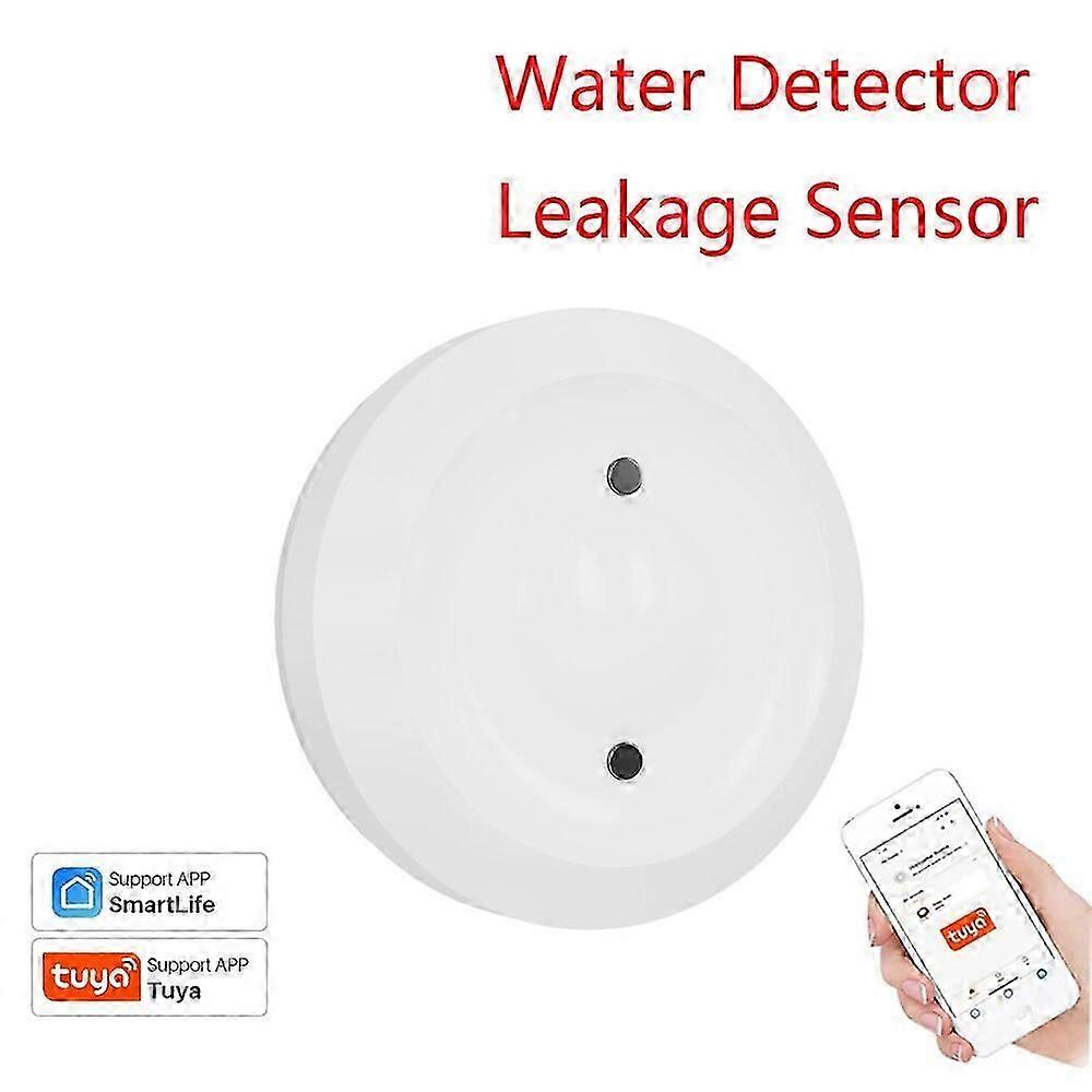Tuya Zigbee Water Sensor Smart Life APP Water Leakage Monitoring Flood
