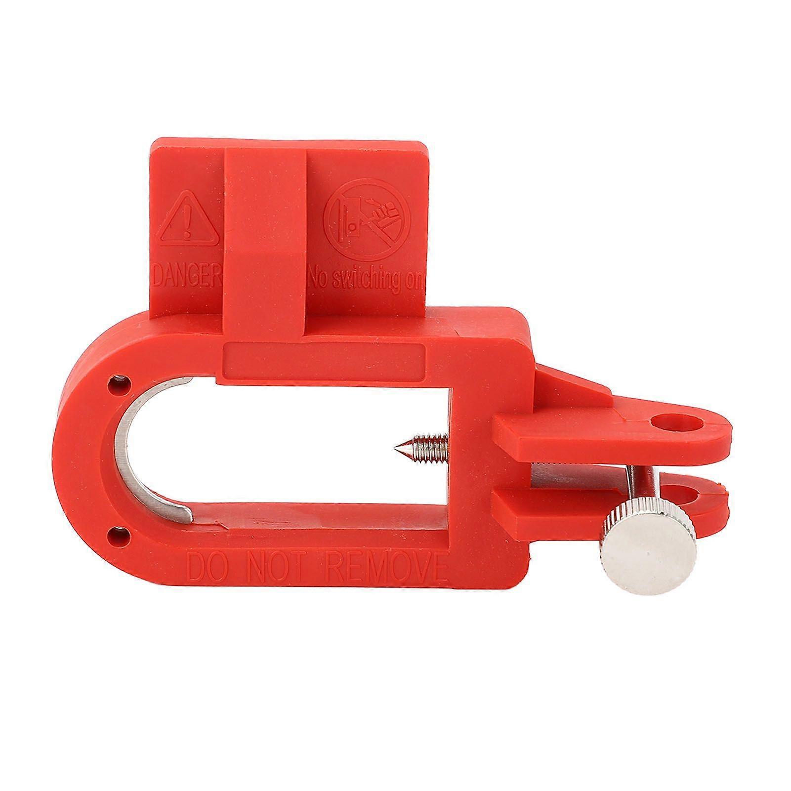 Circuit Breaker Lockout Device Screw Fastening Electrical Air Switch Lock for Molded Case Breakers with Long Closing Stroke