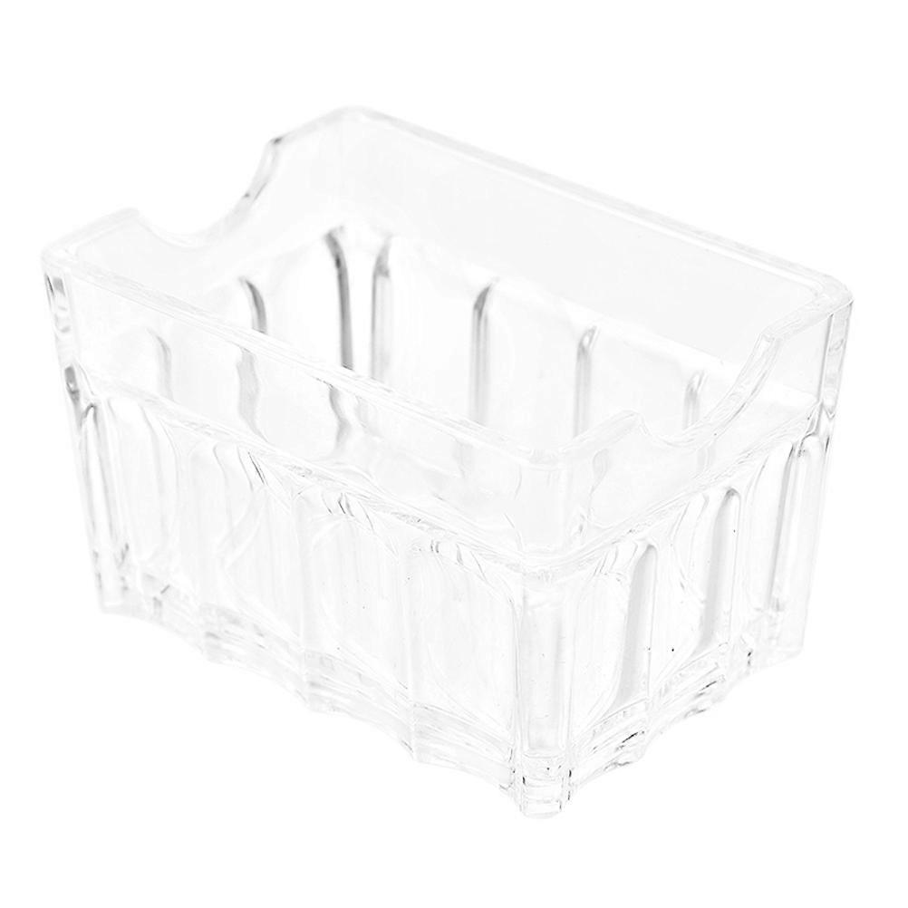 Sugar Packet Holder Acrylic for Storage Use Transparent Desktop Organizer