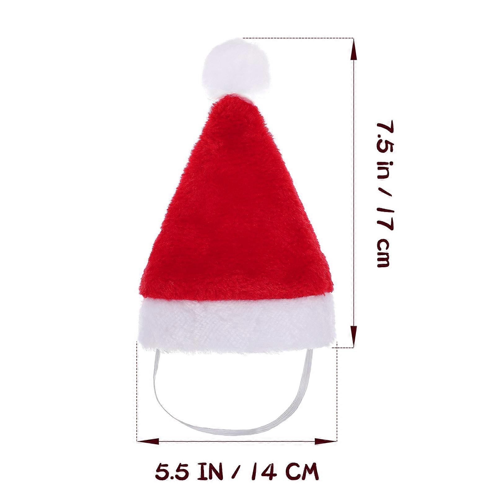 Christmas Pet Hat Adjustable Pet Hats with 1Pcs for Wearing Use