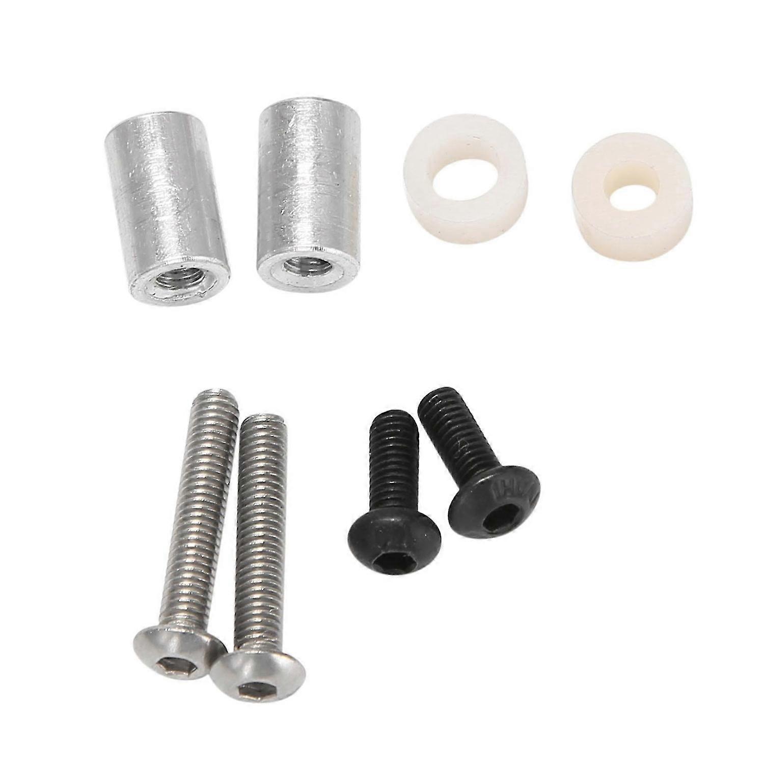 2Pcs Carbon Front & Rear Shock Tower for Tamiya DF-02 DF02 RC Car