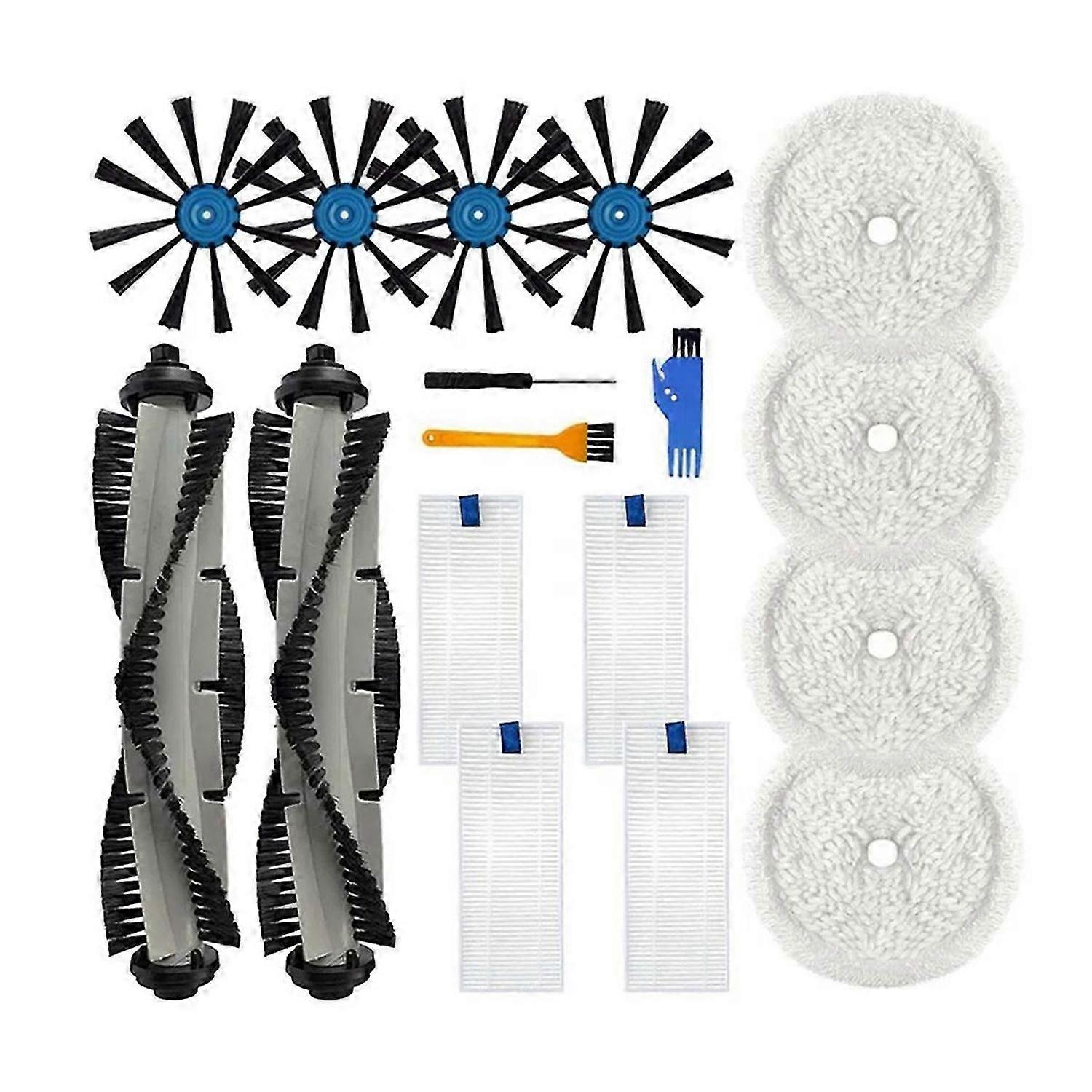 For 3115 / EV675 Robot Vacuum Cleaner Main Side Brush Hepa Filter Mop Rag Cloth Attachment Replaceme
