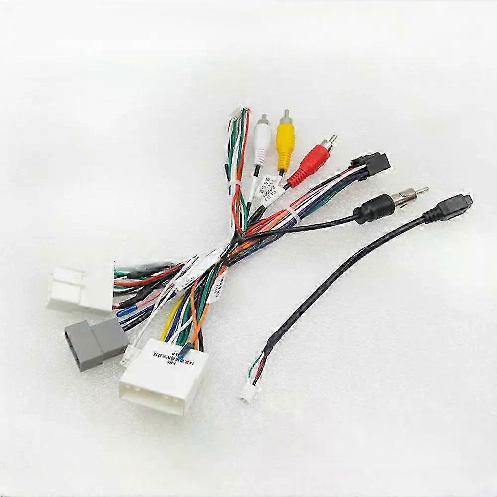For Nissan X-Trail Qashqai 2014-2016 (High Version) Support 360 Original Camera Car 16 Pin Wiring Harness Adapter Canbus BoxCable Only SZRH G